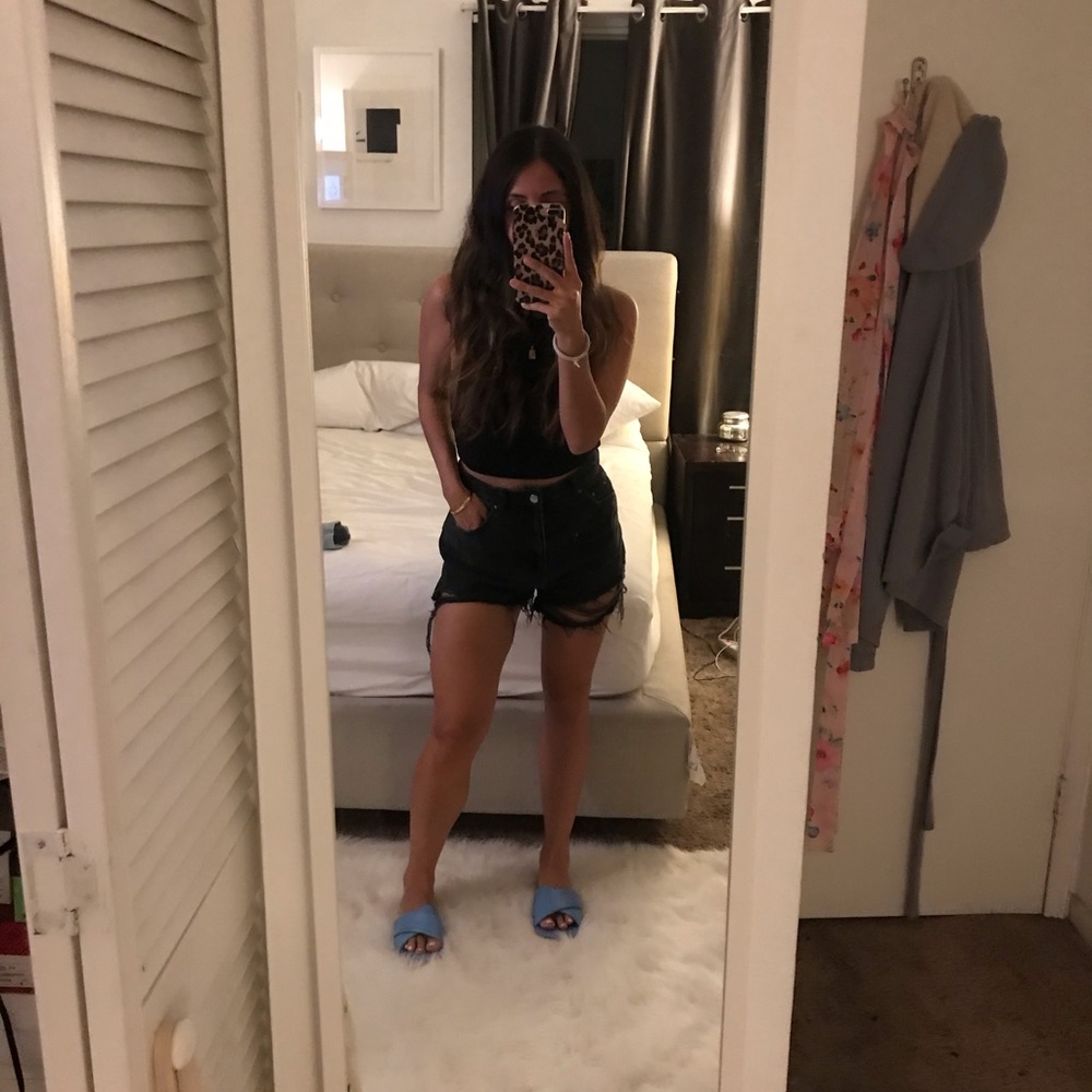 TopShop Mom shorts size 8